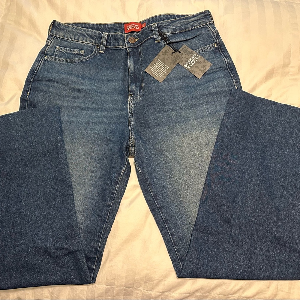 Johnny Was Blue Straight Leg Jeans